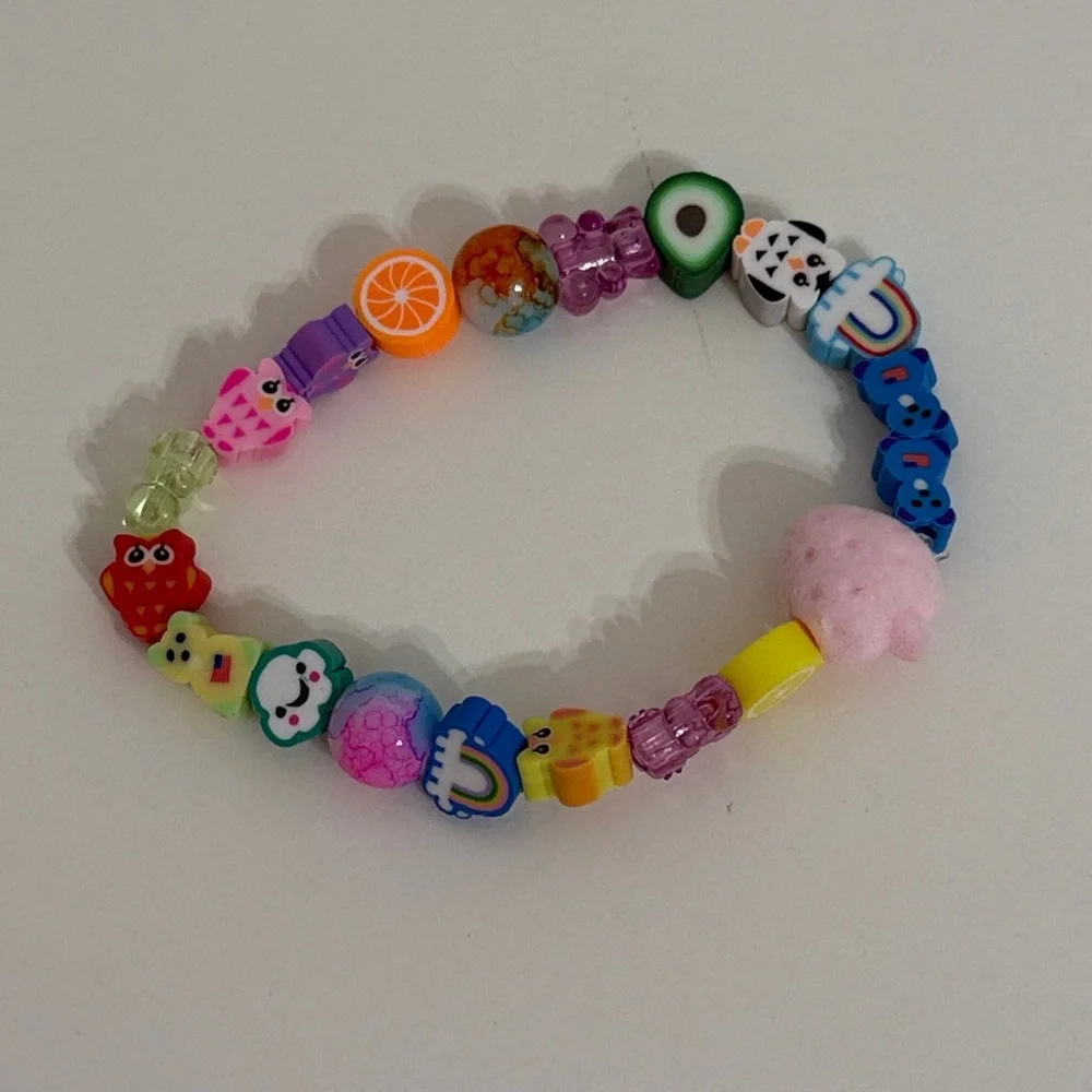 Stocking Stuffers Handmade Kids Stackable Beaded Bracelets